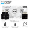 PowerBot® PB330 4-Pack USB Type-C to USB 3.0 Type A + Micro USB Adapter Convert Connectors