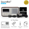 SB1026 Bluetooth Speaker with FM Radio, Alarm Clock, and USB Charging Port