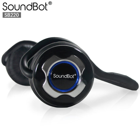 SoundBot® SB220 Bluetooth Wireless Headset - Chrome