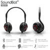 SoundBot® SB240 Red Bluetooth Headphone Wireless Headset for Music Streaming & HandsFree Calling