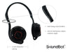 SoundBot® SB240 Red Bluetooth Headphone Wireless Headset for Music Streaming & HandsFree Calling