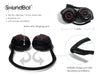 SoundBot® SB240 Red Bluetooth Headphone Wireless Headset for Music Streaming & HandsFree Calling
