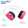 SoundBot® for Kids SB276 Volume-IQ Techonolgy 85dB Bluetooth V4.1 Headphone
