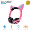 SoundBot® SB277 Glowing LED Cat Ears Headset