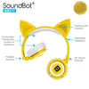 SoundBot® SB277 Glowing LED Cat Ears Headset