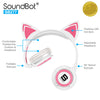 SoundBot® SB277 Glowing LED Cat Ears Headset
