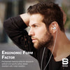 SoundBot® SB302 Secure Fit Sports Active Earphone w/ Memory Frame & Human Engineering Design