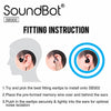SoundBot® SB302 Secure Fit Sports Active Earphone w/ Memory Frame & Human Engineering Design