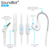 SoundBot® SB302 Secure Fit Sports Active Earphone w/ Memory Frame & Human Engineering Design