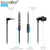 SoundBot® SB305 Headset Earphone w/ In-Line Mic