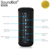SoundBot® SB525 Bluetooth 4.0 Speaker 12 hrs Music Streaming&Hands-Free Calling,Built-in Mic&3.5mm