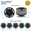 SB531 Bluetooth Wireless Water Resistant Floating Speaker with FM RADIO and LED