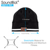 SoundBot® SB210-RFL Bluetooth Wireless Musical Reflective Beanie