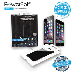 [2PK] PowerBot® PB901-i6 Ultra Slim 0.2mm Premium Tempered Glass Screen Protector