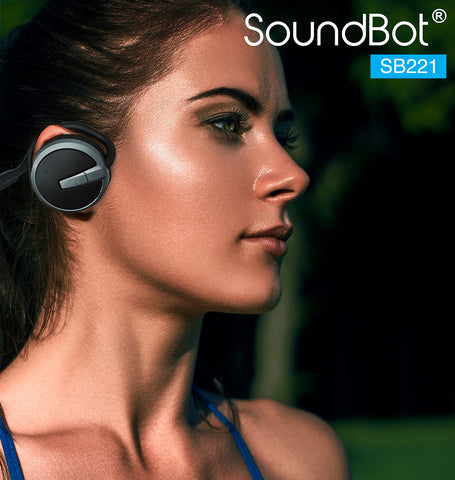 SoundBot® SB221 Bluetooth Headphone Wireless Headset | SoundBot