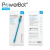 [Apple MFi Certified] PowerBot® PB300 Apple MFi Lightning Cable 5.90in / 15cm Data & Charging Handy Bendy Dandy, Premium Silicon for iPhone 6, 6 Plus, 5S, 5, 5C, iPad, iPad Air, iPad Mini, iPod, and all Lightning devices - SoundBot