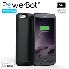 MFi PowerBot® PB3200-i6 Battery Charger Case for iPhone 6 - SoundBot