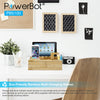 (upgrade) PowerBot® PB5100 Bamboo Multi Charging Station w/ Black 5 Ports USB Desktop Charger