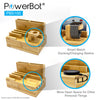 (upgrade) PowerBot® PB5100 Bamboo Multi Charging Station w/ Black 5 Ports USB Desktop Charger