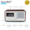 SB1026 Bluetooth Speaker with FM Radio, Alarm Clock, and USB Charging Port