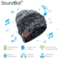 SoundBot® WEAVE Bluetooth Wireless Musical Headset Beanie