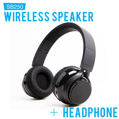 SoundBot® SB250 Wireless Speaker + Headphone - SoundBot