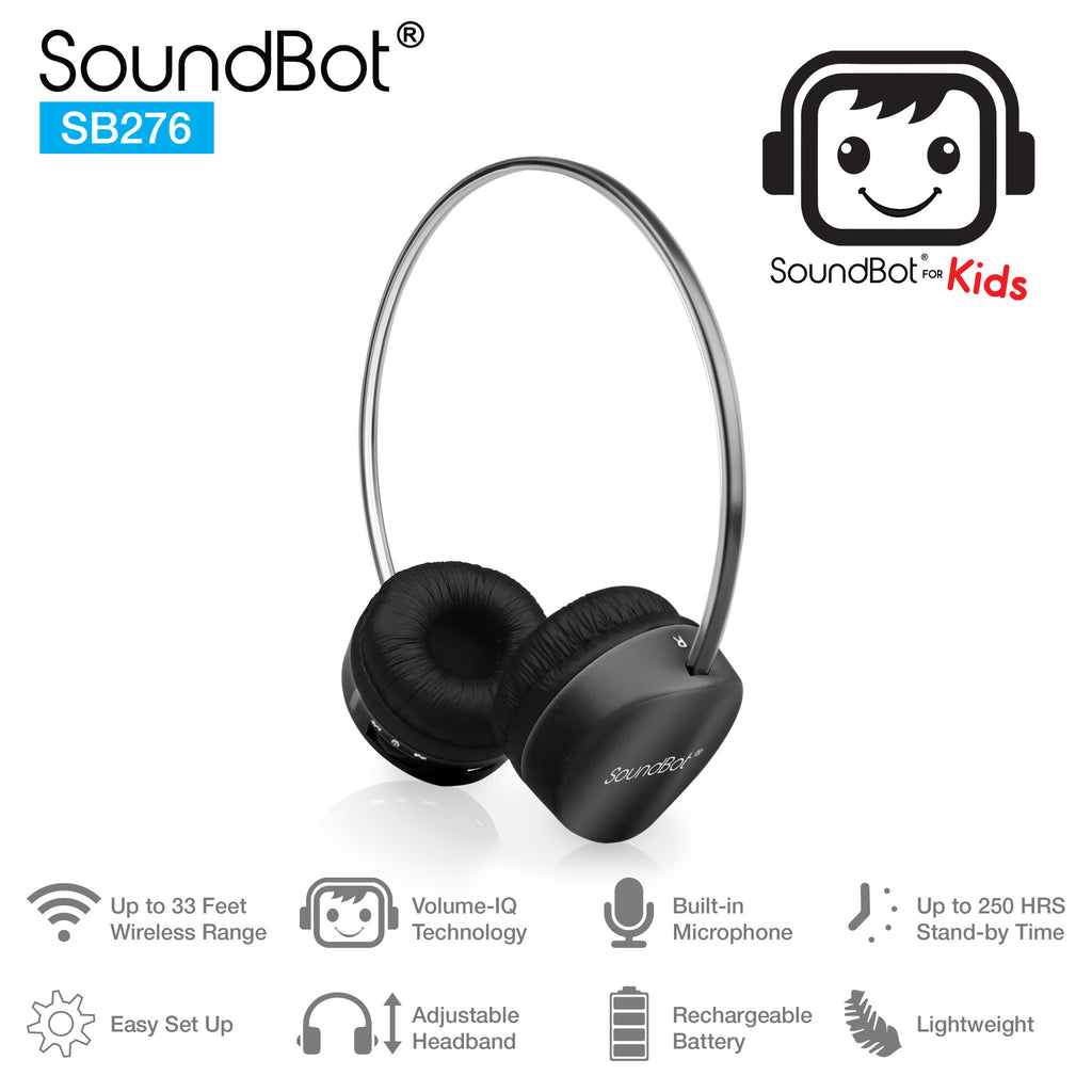 SoundBot for Kids SB276 Volume IQ Techonolgy 85dB Bluetooth V4.1