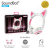 SoundBot® SB277 Glowing LED Cat Ears Headset