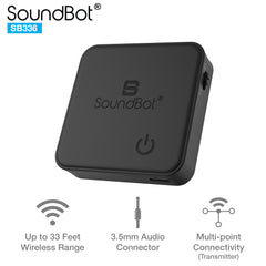 SoundBot® SB336 TX / RX Universal Wireless Bluetooth Stereo Transmitter Receiver Audio Adapter