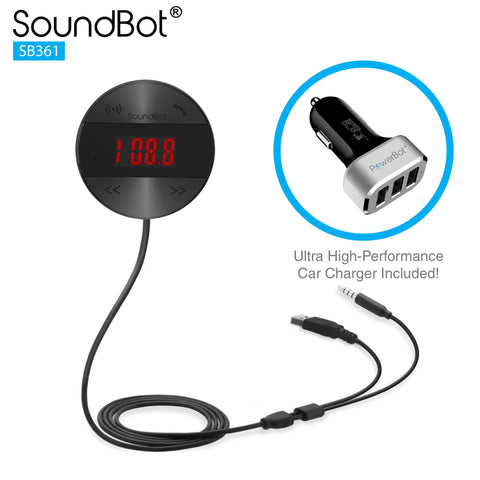 SoundBot SB361 FM Radio Wireless Car Kit