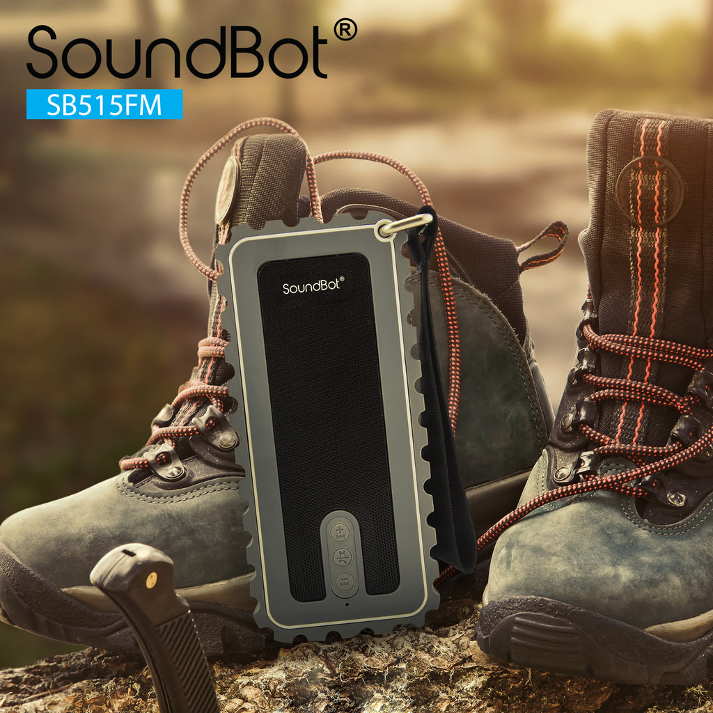Soundbot Bluetooth SoundBot® SB515FM FM RADIO WaterProof Wireless Speaker | SoundBot