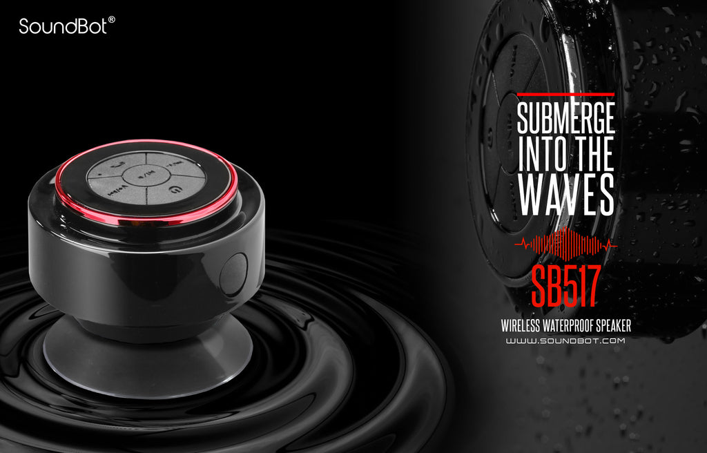 Soundbot Bluetooth SoundBot SB517 IPX7 Water-Proof Bluetooth Speaker | SoundBot