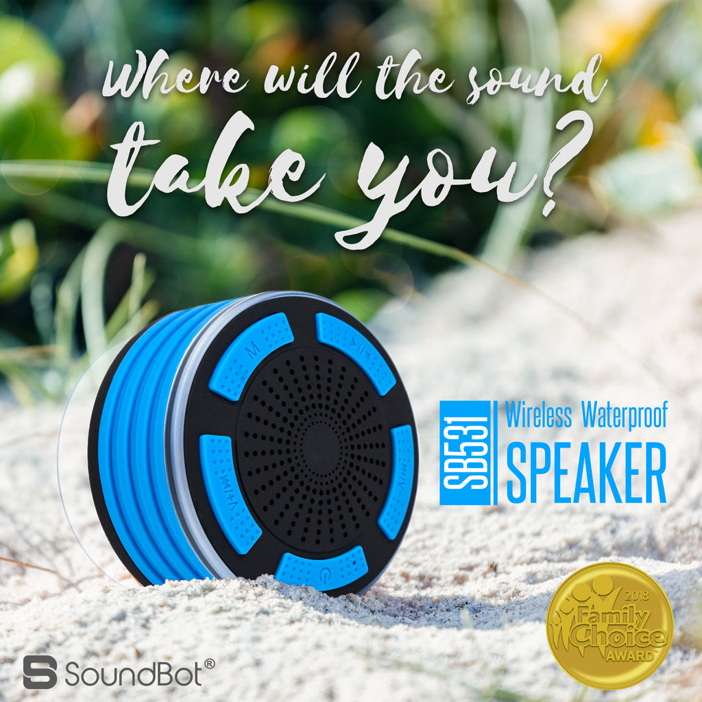 SB531 Bluetooth Wireless Water Resistant Floating Speaker with FM