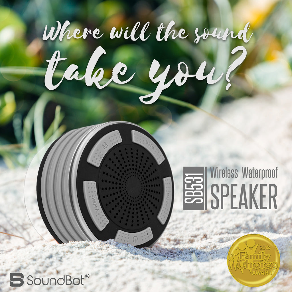 SB531 Bluetooth Wireless Water Resistant Floating Speaker with FM