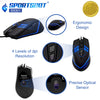 SportsBot® SS301 Blue LED Gaming Over-Ear Headset Headphone, Keyboard & Mouse Combo Set
