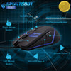 SportsBot® SS301 Blue LED Gaming Over-Ear Headset Headphone, Keyboard & Mouse Combo Set