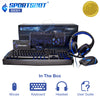 SportsBot® SS301 Blue LED Gaming Over-Ear Headset Headphone, Keyboard & Mouse Combo Set