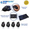 SportsBot® SS302 4-in-1 LED Gaming Over-Ear Headset Headphone, Keyboard, Mouse Pad, and Mouse Combo Set