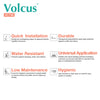 Volcus® VC748 Luxury Vinyl Tiles 4-Foot by 7-Inch Vinyl Floor Planks - 10-Pack