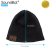 SoundBot® SB210 Bluetooth Wireless Musical Headset Beanie